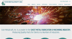 Desktop Screenshot of iconmetalcraft.com