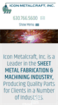 Mobile Screenshot of iconmetalcraft.com